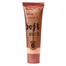 Base Líquida Ruby Rose Soft Matte Bege 6