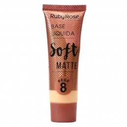 Base Líquida Ruby Rose Soft Matte Bege 8
