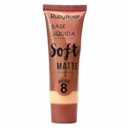 Base Líquida Ruby Rose Soft Matte Bege 8