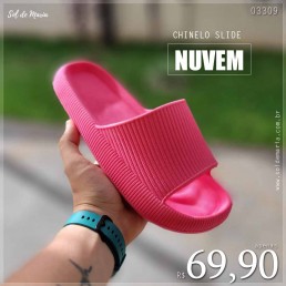 Chinelo Slide Nuvem 2 Pink 8030