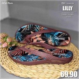 Rasteira Boa Onda Lilly Açaí 214.002