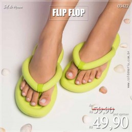 Rasteira Flip Flop Verde