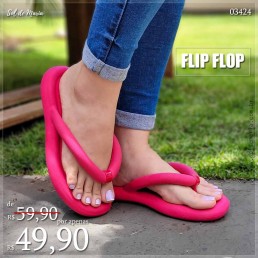 Rasteira Flip Flop Pink