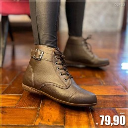 Bota Amery Rasteira Café 27528