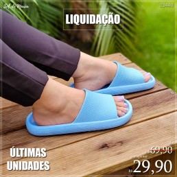 Chinelo Slide Osmar Azul Céu