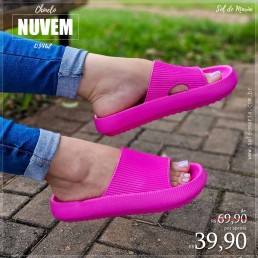 Chinelo Slide Nuvem EVA Pink