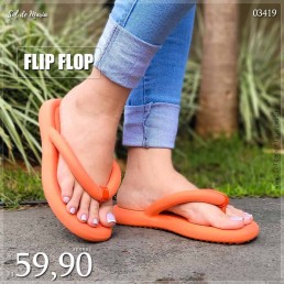 Rasteira Flip Flop 2 Laranja