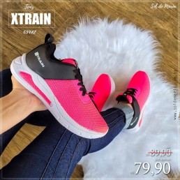 Tênis Xtrain Pink Preto XT2104