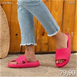 Chinelo Slide Nuvem EVA Pink