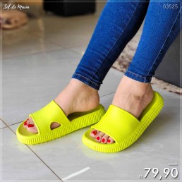 Chinelo Slide Nuvem EVA Verde