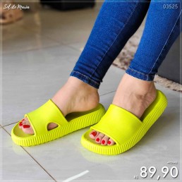 Chinelo Slide Nuvem EVA Verde