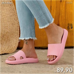 Chinelo Slide Nuvem EVA Rosa Bebê