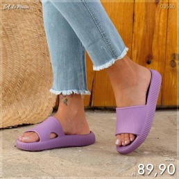 Chinelo Slide Nuvem EVA Lilás