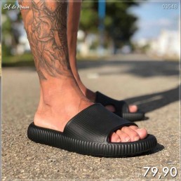 Chinelo Slide Nuvem EVA Masculino Preto