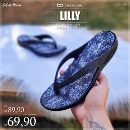 Rasteira Boa Onda Lilly Preto 1319.206.001