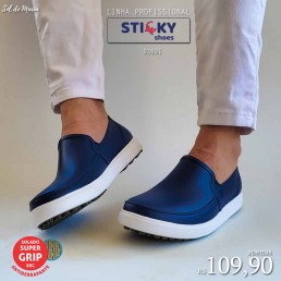 Tênis Sticky Shoes Masculino Azul/Branco GSM-AZM/BCA