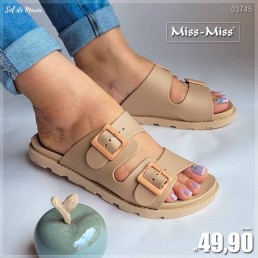 Chinelo Miss Miss Birken Caqui 10.240