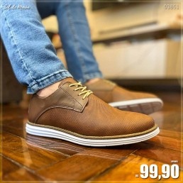 Sapato Lovely Oxford Masculino Marrom