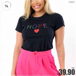 T-Shirt UC Hope Preta 6189
