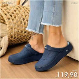 Babuche Boa Onda Urban Azul Marinho 200.010