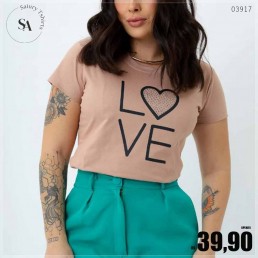 T-Shirt UC Love Bege 2864
