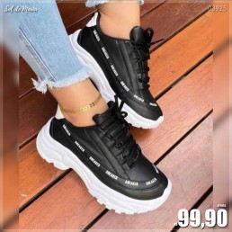 Tênis Sneaker Tratorado Preto