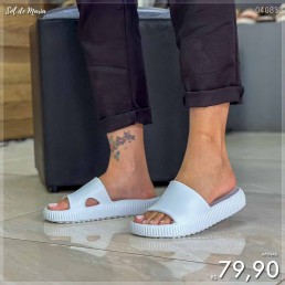 Chinelo Nuvem Slide Branco