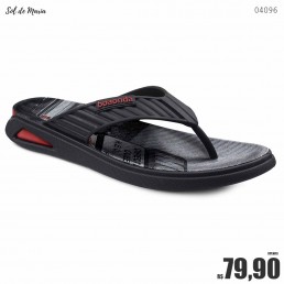 Rasteira Boa Onda Jess Preto 107.001