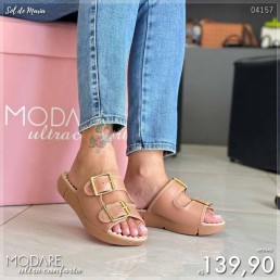 Tamanco Modare Birken Bege 7142.113