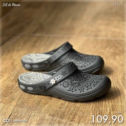 Babuche Boa Onda Nelie Preta 157.001
