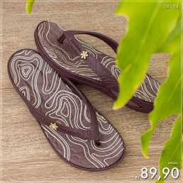 Rasteira Boa Onda Lilly Açai 234.002
