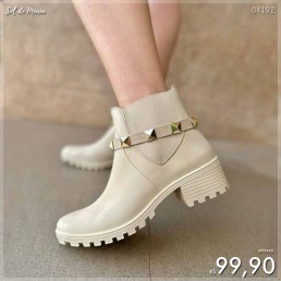 Bota Juliana Amaral Off White B759