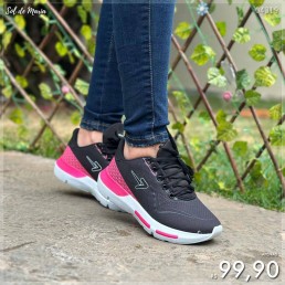 Tênis Jogger Box200 Preto/Pink Bx2361138