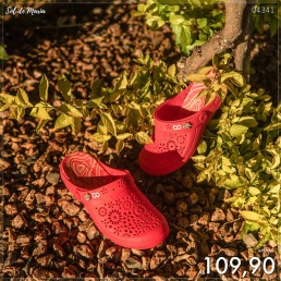 Babuche Boa Onda Nellie Goiaba 157.003