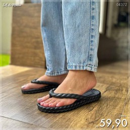 Rasteira Jardel Flip Flop Eva Preto