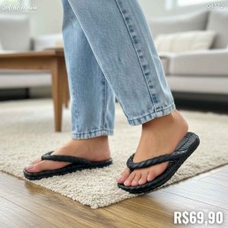 Rasteira Jardel Flip Flop Eva Preto CH224