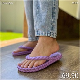 Rasteira Jardel Flip Flop Eva Lilás
