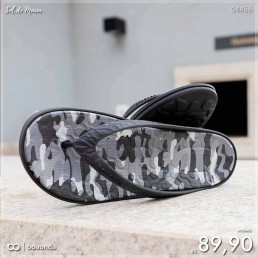 Rasteira Boa Onda Lilly Masculino Preto Camuflado 1319.239.001