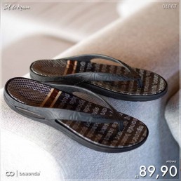 Rasteira Boa Onda Lilly Masculino Preto/Preto 1319.254.001