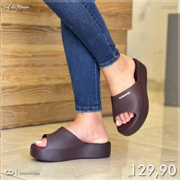 Tamanco Boa Onda Bia Flatform Açaí/Açaí 2401.001