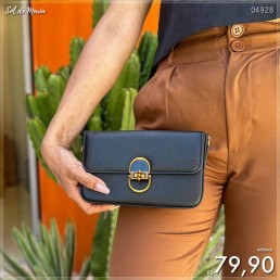 Bolsa Bibulth Tiracolo AY077 Preto 6.351