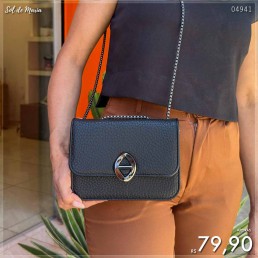 Bolsa Bibulth Tiracolo YS079 Preta 6.298