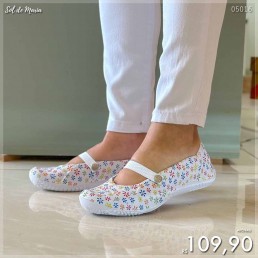 Sapatilha Soft Works Eva Estampa.05 Branco BB56