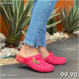 Babuche Boa Onda Nellie Pin Flor Goiaba 1317.165.002