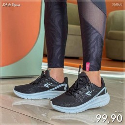 Tênis Box200 Jogger Preto/Branco BX2403