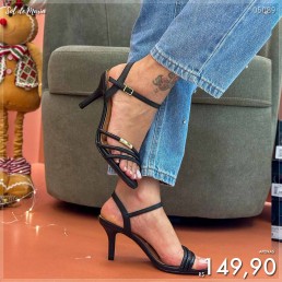 Sandália Vizzano Croco Dubai Preto 6524.105.29.439