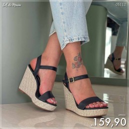Anabela Vizzano Pelica Preto/Creme 6283.2000.7286