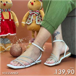 Sandália Vizzano Pelica Tira Branco/Branco 6513.107.28876
