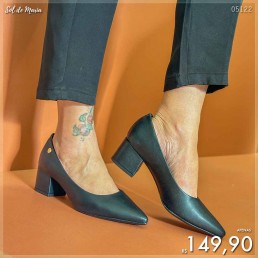 Sapato Scarpin Pelica Preto 1220.315.7286