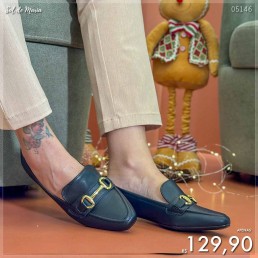 Mocassim Vizzano Fecho Metálico Preto 1351.106.7286